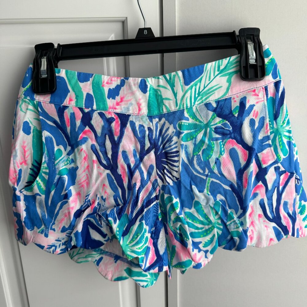 NWT Lilly Pulitzer Dahlia Short in Jet Stream Pattern, Size XS